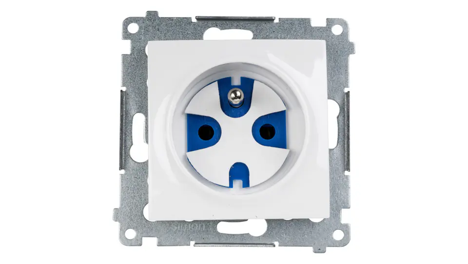 ⁨Simon 54 Single socket DATA z/u 16A IP20 with key white DGD1.01/11⁩ at Wasserman.eu