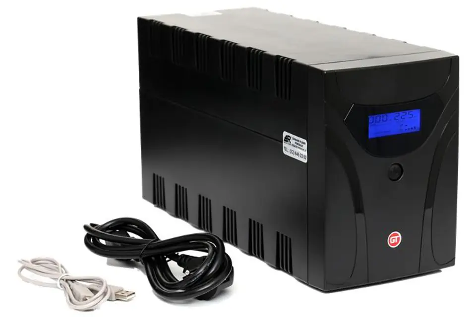 Zasilacz UPS GT POWERbox 1200VA 3x Schucko w sklepie Wasserman.eu