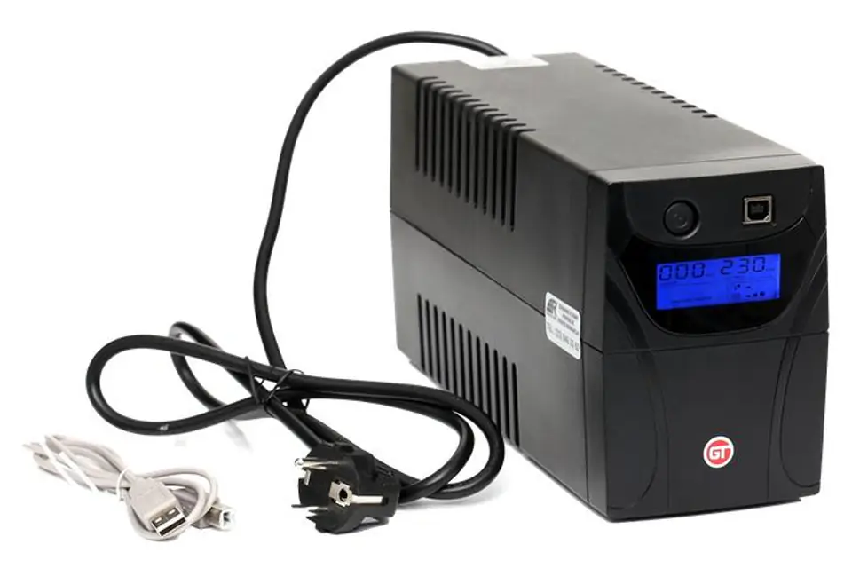 Zasilacz UPS GT POWERbox 850VA 2x Schucko w sklepie Wasserman.eu