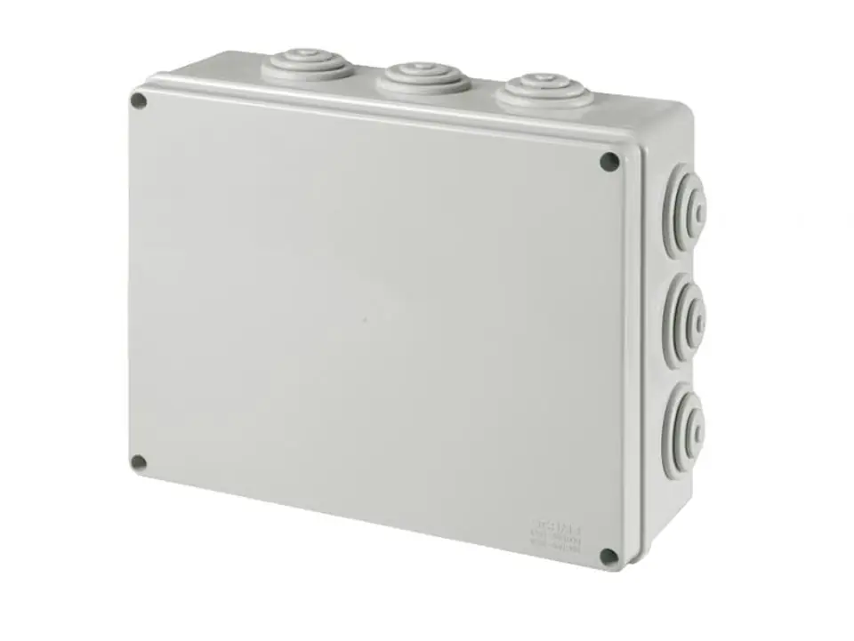Puszka instalacyjna SCABOX 100x100x50mm z dławnicami IP55 w sklepie Wasserman.eu
