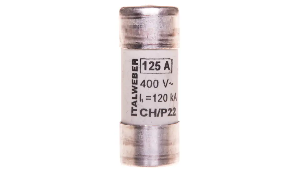 ⁨Wkładka bezpiecznikowa cylindryczna 22x58mm 125A gG 400V CH22P /z wybijakiem/ 006711028⁩ w sklepie Wasserman.eu
