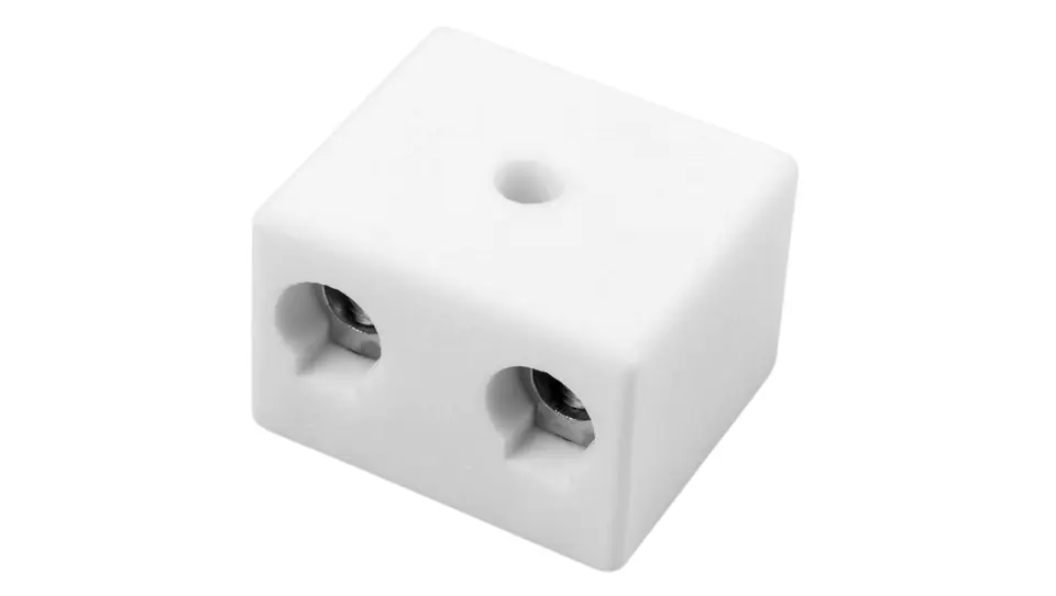 ⁨Porcelain thread fitting 16mm2 2-track white CPO-30A-2P 80732516⁩ at Wasserman.eu