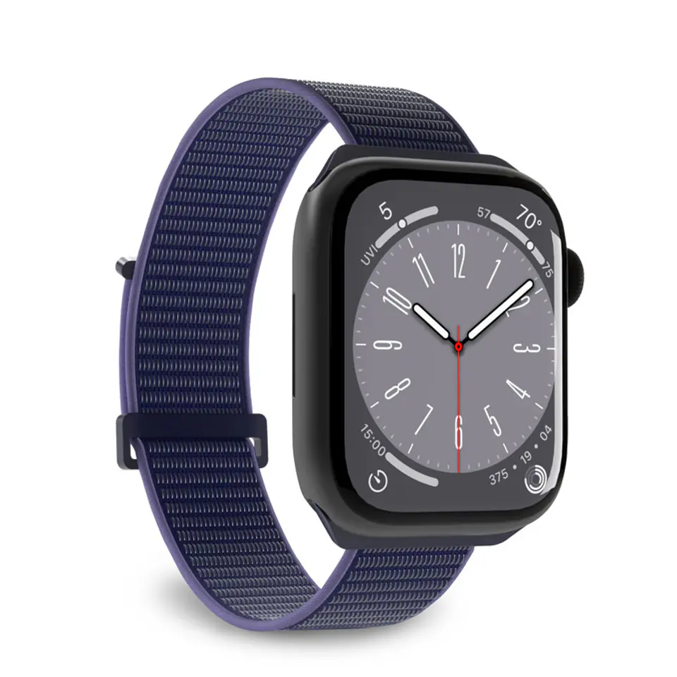 ⁨PURO Nylon Sport - Pasek do Apple Watch 44/45/46/49 mm (Granatowy)⁩ w sklepie Wasserman.eu