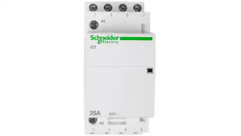 ⁨Modular contactor 25A 4Z 0R 230V AC iCT A9C20834⁩ at Wasserman.eu