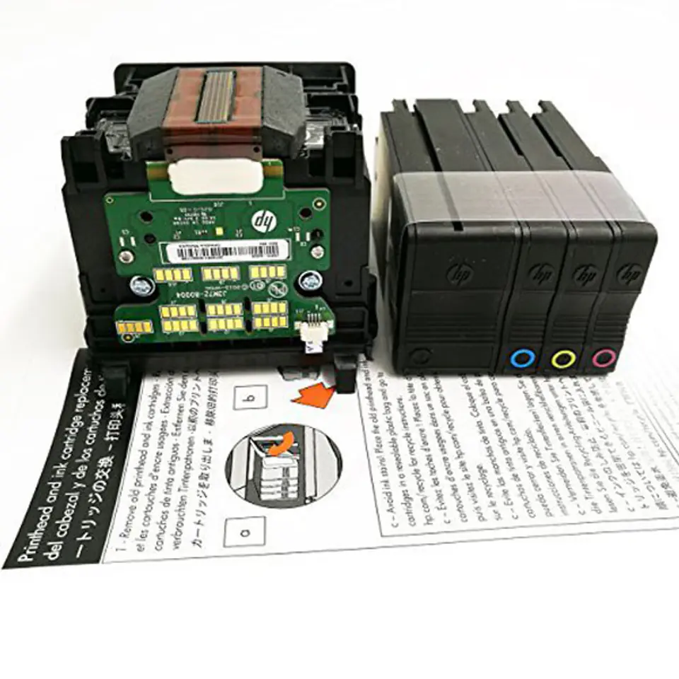 ⁨HP oryginalny printhead replacement kit M0H91A, HP 952, 953, 954, 955, Zestaw do wymiany głowicy⁩ w sklepie Wasserman.eu