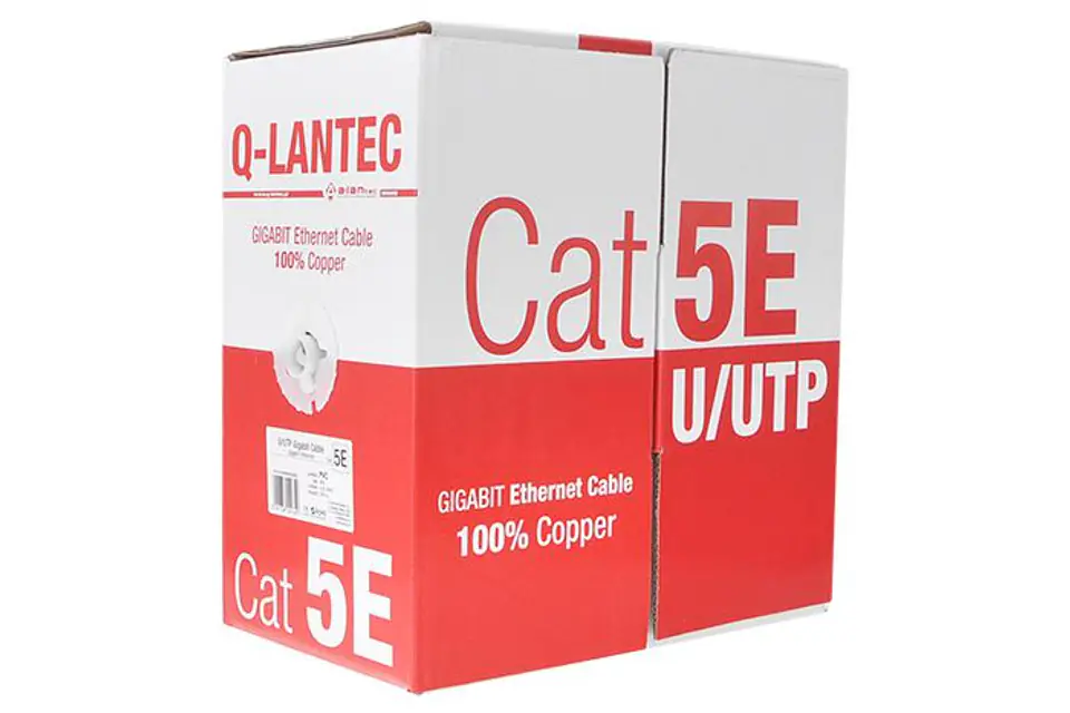 Kabel UTP kat.5e PVC 4PR 305m Q-LANTEC w sklepie Wasserman.eu