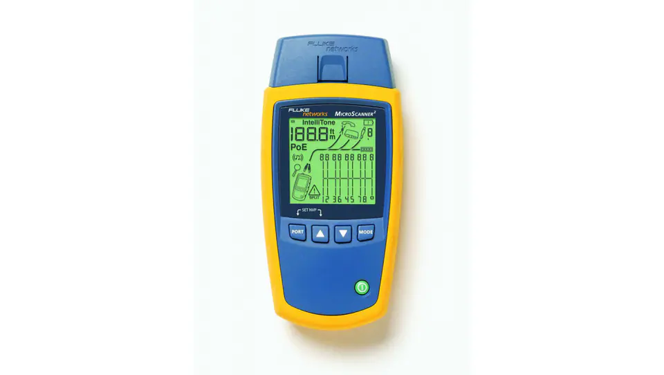 ⁨Tester okablowania MicroScanner serii 2 wyposażenie standardowe Fluke FL-MS2-100⁩ w sklepie Wasserman.eu