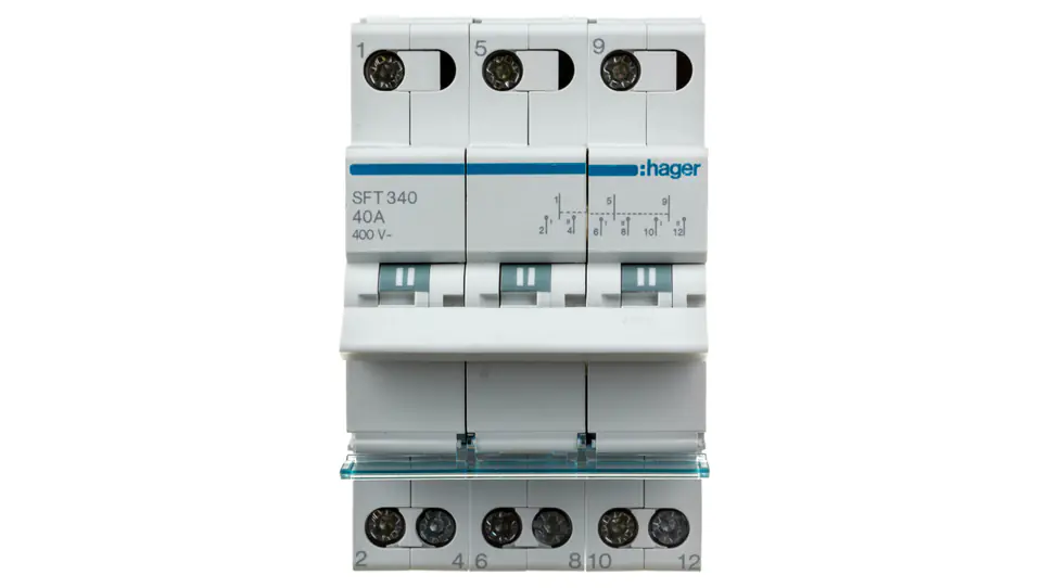 ⁨Przełącznik modułowy 1-0-2 40A 3P SFT340⁩ w sklepie Wasserman.eu