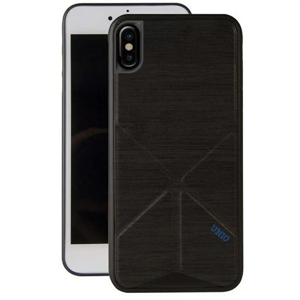 ⁨UNIQ case Transforma Ligne iPhone X/Xs black/raven black⁩ at Wasserman.eu