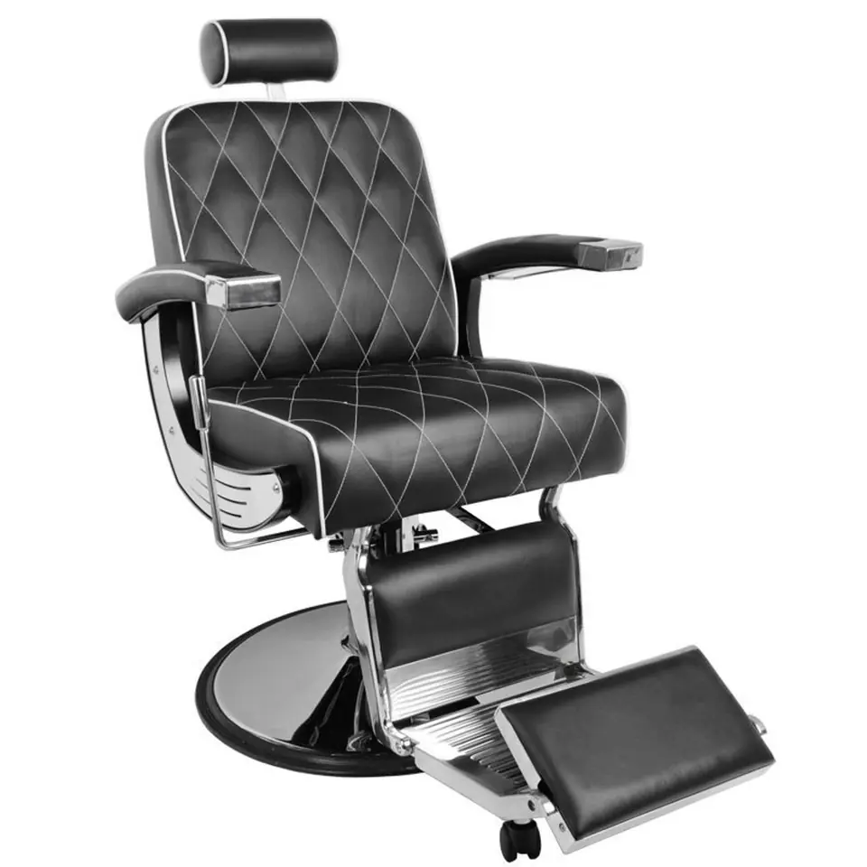 ⁨Gabbiano barber chair Imperial black⁩ at Wasserman.eu