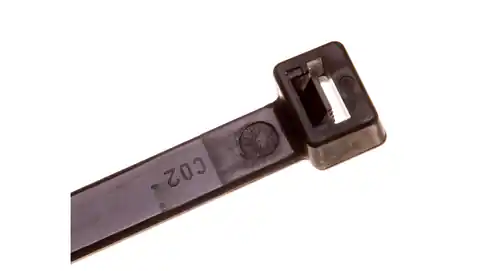 ⁨Opaska kablowa 8mm 450mm czarna UV 450/ 8 OZC 80-450 25.143 /50szt./⁩ w sklepie Wasserman.eu