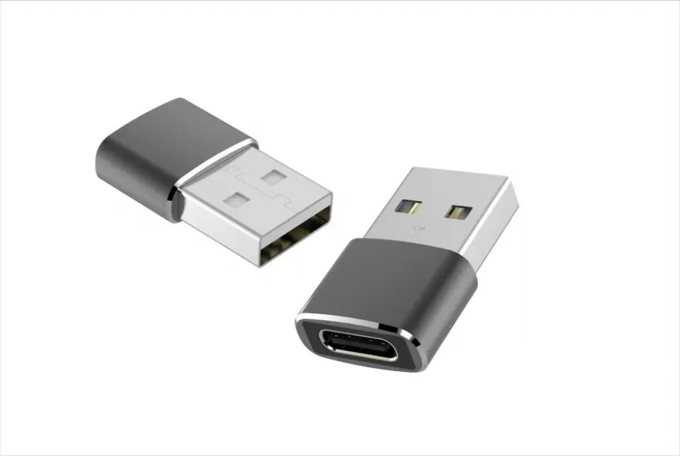 ⁨ADAPTER USB 2.0 męski / USB-C żeński (OTG) ART oem⁩ w sklepie Wasserman.eu