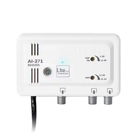 ⁨Alcad AI-271 1I/2Out LTE700 Broadband TV Amplifier⁩ at Wasserman.eu