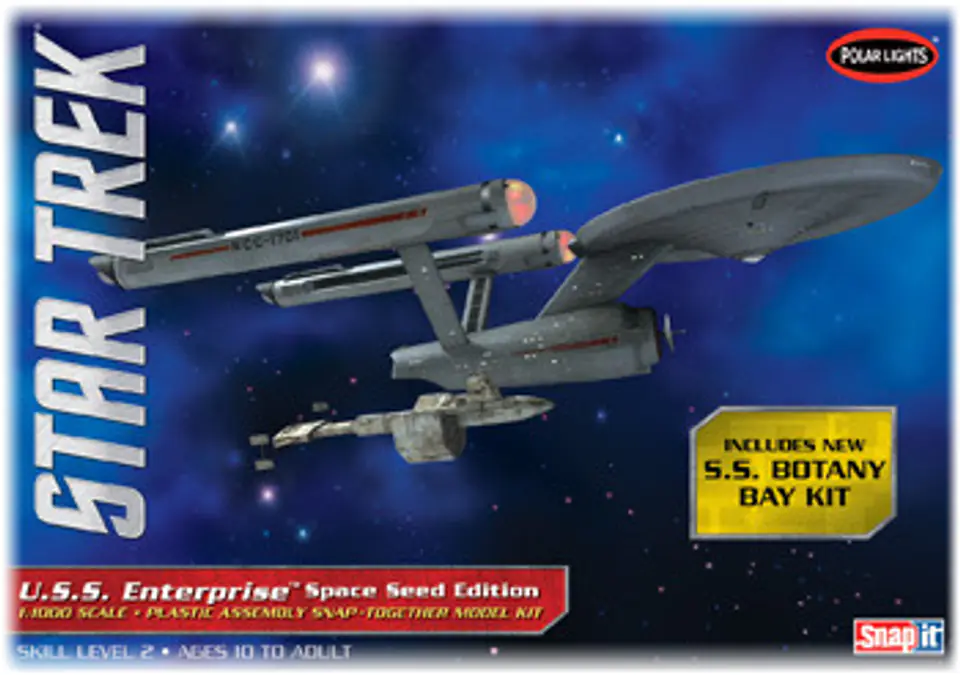 ⁨Model Plastikowy Do Sklejania Polar Lights (USA) - Star Trek TOS USS Enterprise Space Seed⁩ w sklepie Wasserman.eu