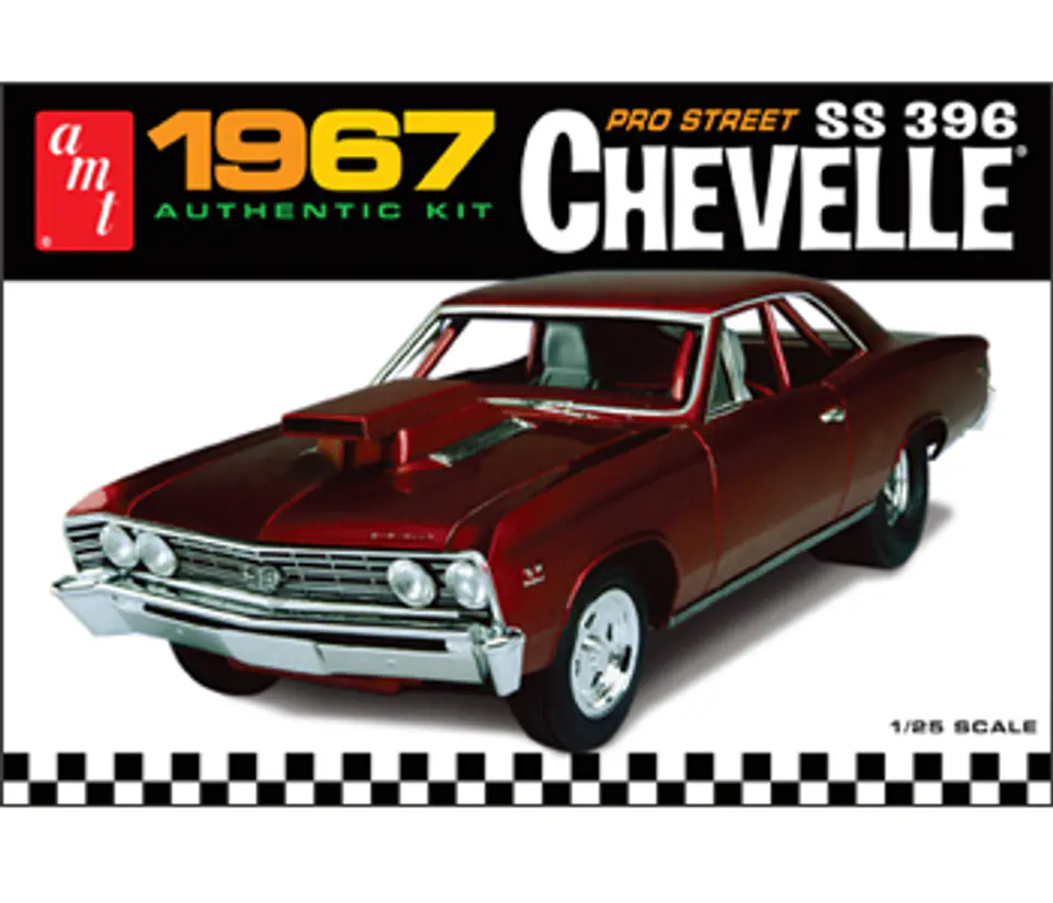 Model plastikowy - Samochód 1967 Chevy Chevelle Pro Street - AMT w sklepie Wasserman.eu