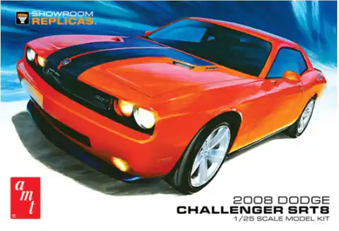 ⁨Model plastikowy - Samochód 2008 Dodge Challenger SRT8 1:25 - AMT⁩ w sklepie Wasserman.eu