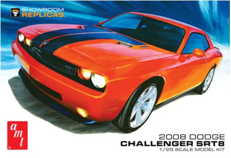 Model plastikowy - Samochód 2008 Dodge Challenger SRT8 1:25 - AMT w sklepie Wasserman.eu