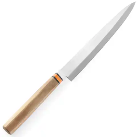 ⁨YANAGIBA Edelstahl Sushi Messer Länge 230 mm Titan East - Hendi 841426⁩ im Wasserman.eu