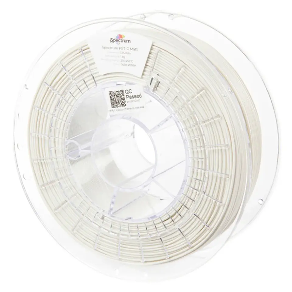 ⁨Spectrum 3D filament, PET-G Matt, 1,75mm, 1000g, 80544, polar white⁩ w sklepie Wasserman.eu