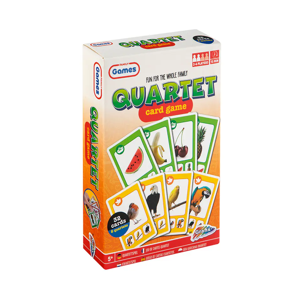 ⁨Gra Quartet 32 karty⁩ w sklepie Wasserman.eu
