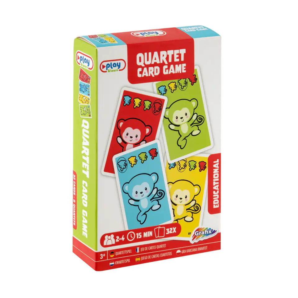 ⁨Gra Quartet Junior 32 karty⁩ w sklepie Wasserman.eu