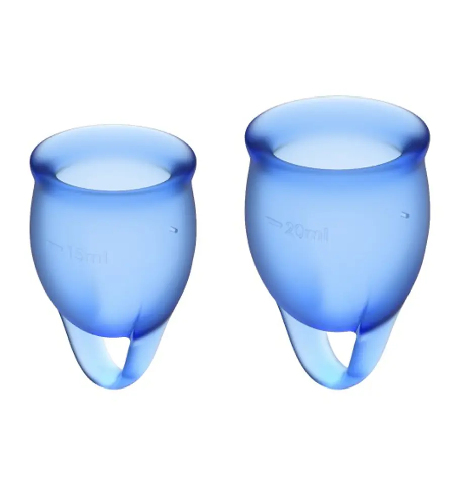 ⁨Feel Confident Menstrual Cup Set Dark Blue⁩ at Wasserman.eu