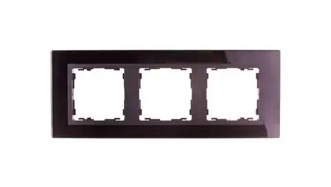 ⁨Simon 82 Triple horizontal glass frame black/ intermediate frame graphite 82837-32⁩ at Wasserman.eu