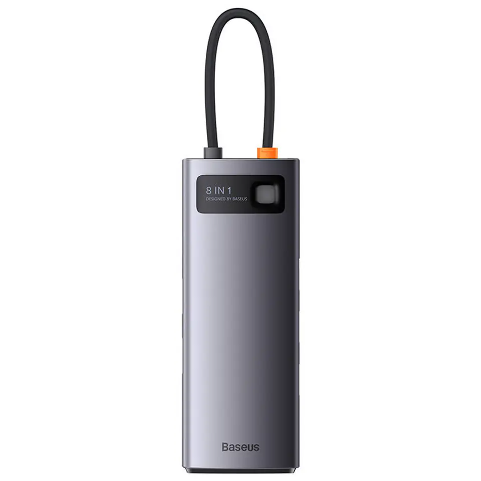Hub 8w1 Baseus StarJoy Metal Glam Series, USB-C do HDMI + 3 x USB 3.0 + USB-C PD + RJ45 + SD/TF w sklepie Wasserman.eu