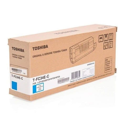 ⁨Toshiba T-FC34EC Toner Cyan niebieski⁩ w sklepie Wasserman.eu