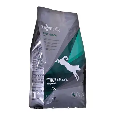⁨TROVET Weight & Diabetic WRD with chicken - dry dog food - 3 kg⁩ at Wasserman.eu