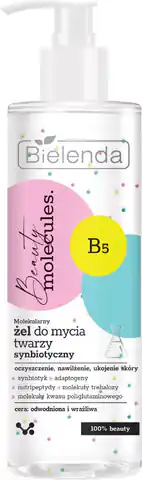 ⁨Bielenda Beauty Molecules.Molekularny Żel do mycia twarzy - do cery odwodnionej i wrażliwej 195g⁩ w sklepie Wasserman.eu