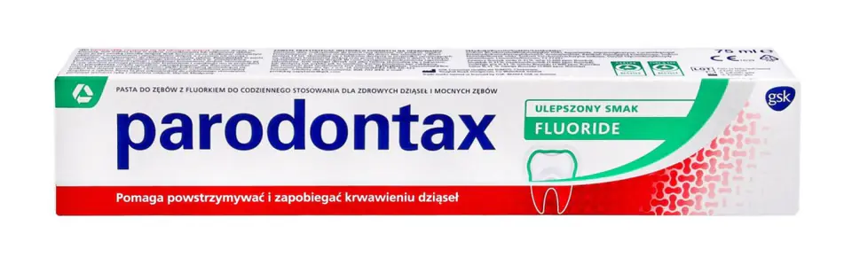 ⁨GSK Parodontax Pasta do zębów Fluoride - ulepszony smak 75ml⁩ w sklepie Wasserman.eu