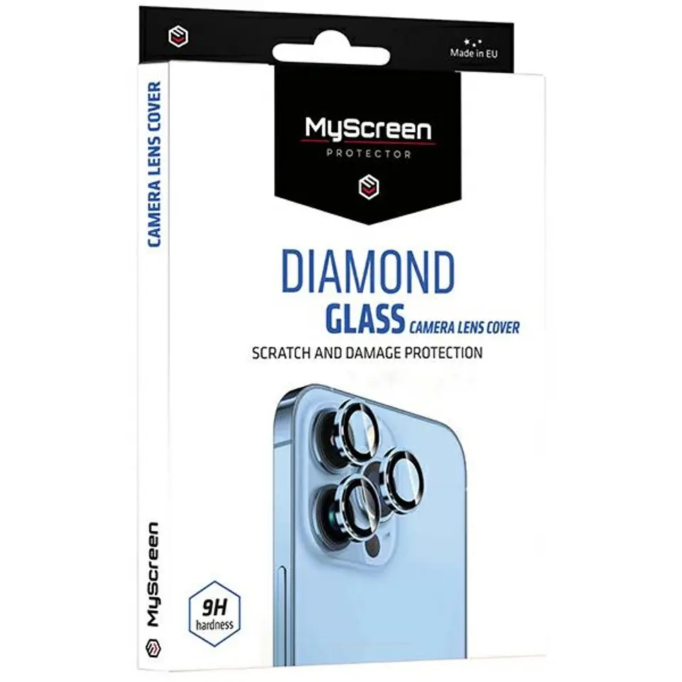 ⁨MS Diamond Glass Camera Lens Cover iPhone 14 6,1"/14 Plus 6,7" czarny/black Ochrona na obiektyw aparatu⁩ w sklepie Wasserman.eu