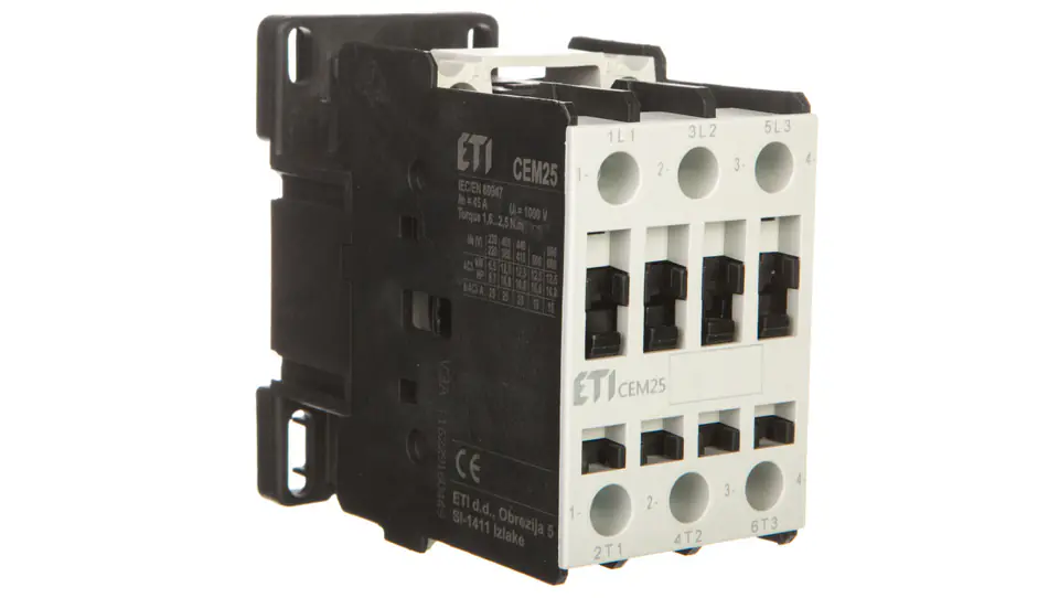 ⁨Power contactor 45A 24V AC CEM25.00-24V-50/60Hz 004645100⁩ at Wasserman.eu