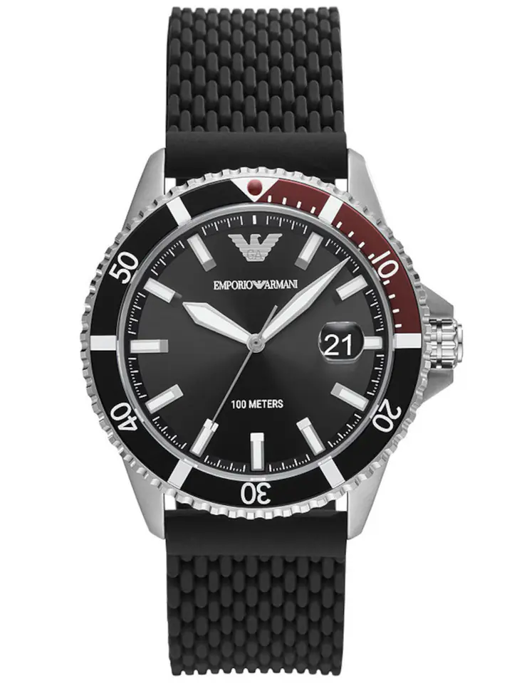 ⁨ZEGAREK MĘSKI EMPORIO ARMANI AR11341 - DIVER (zi043a)⁩ w sklepie Wasserman.eu