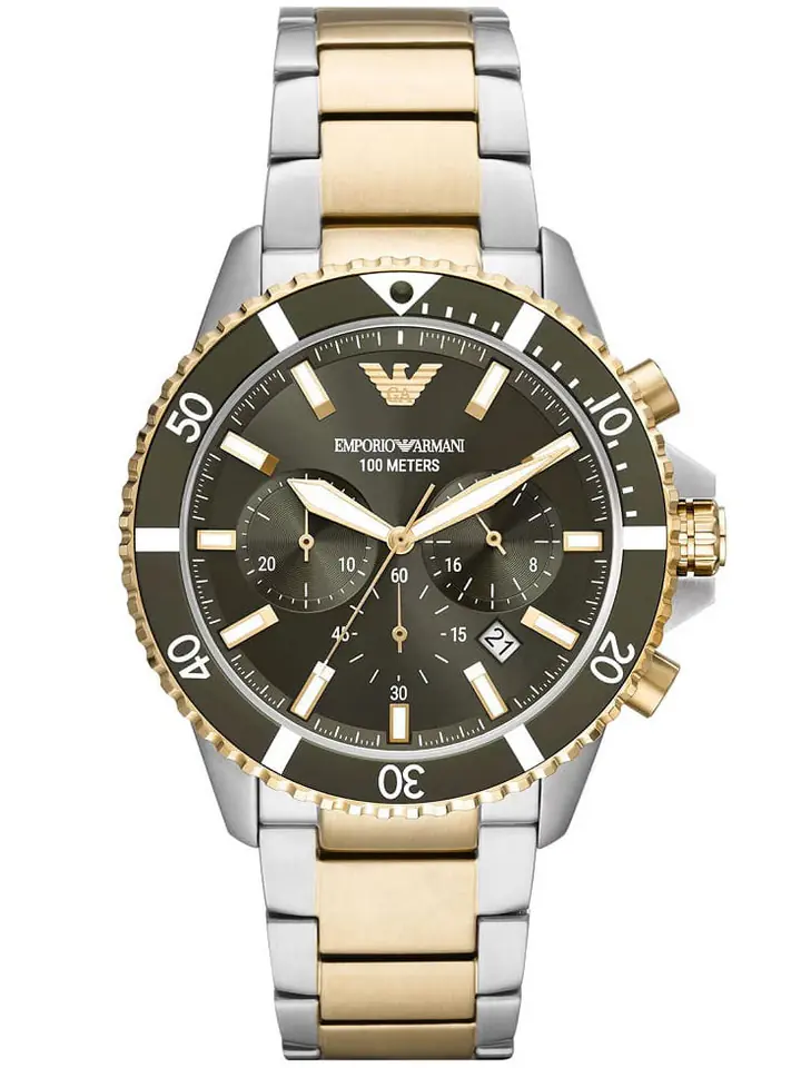 ⁨ZEGAREK MĘSKI EMPORIO ARMANI AR11361 DIVER (zi035c)⁩ w sklepie Wasserman.eu