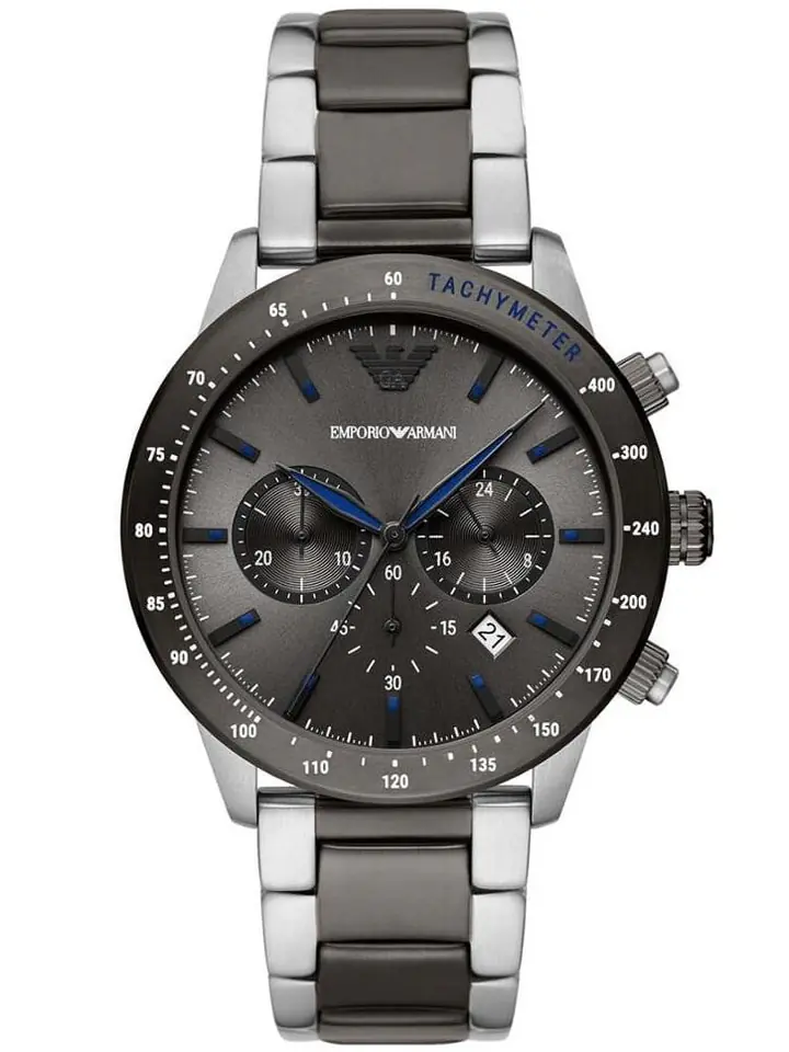 ⁨ZEGAREK MĘSKI EMPORIO ARMANI AR11391 - MARIO (zi017e) + BOX⁩ w sklepie Wasserman.eu