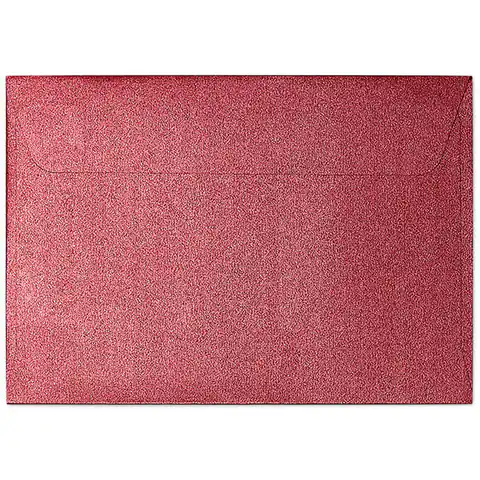 ⁨Koperta B7 PEARL czerwony 120g (10szt.) 280517 Galeria Papieru⁩ w sklepie Wasserman.eu