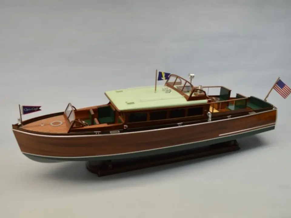 ⁨Łódź - Łódź podmiejska 1929 Chris Craft 38' Commuter Boat Kit 1:12 - DUMAS⁩ w sklepie Wasserman.eu