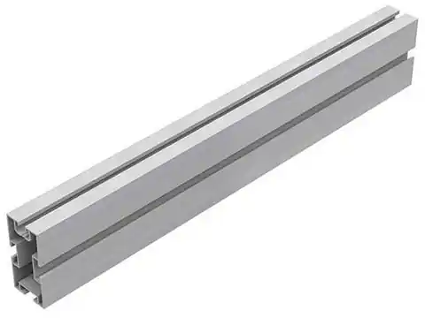 ⁨Profil aluminiowy PV wzmocniony z kanałami teowymi 4400mm KENO (K-25-4400-3T)⁩ w sklepie Wasserman.eu