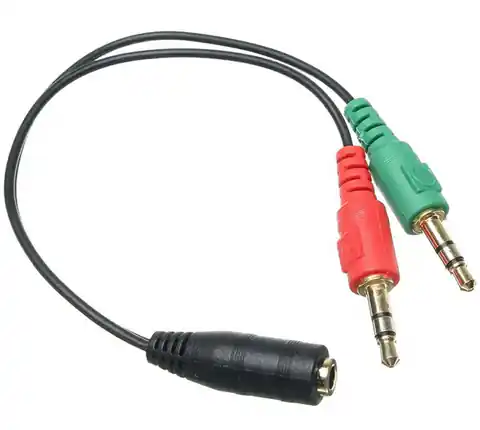 ⁨AK268A Adapter kabel mini jack słuchawki⁩ w sklepie Wasserman.eu