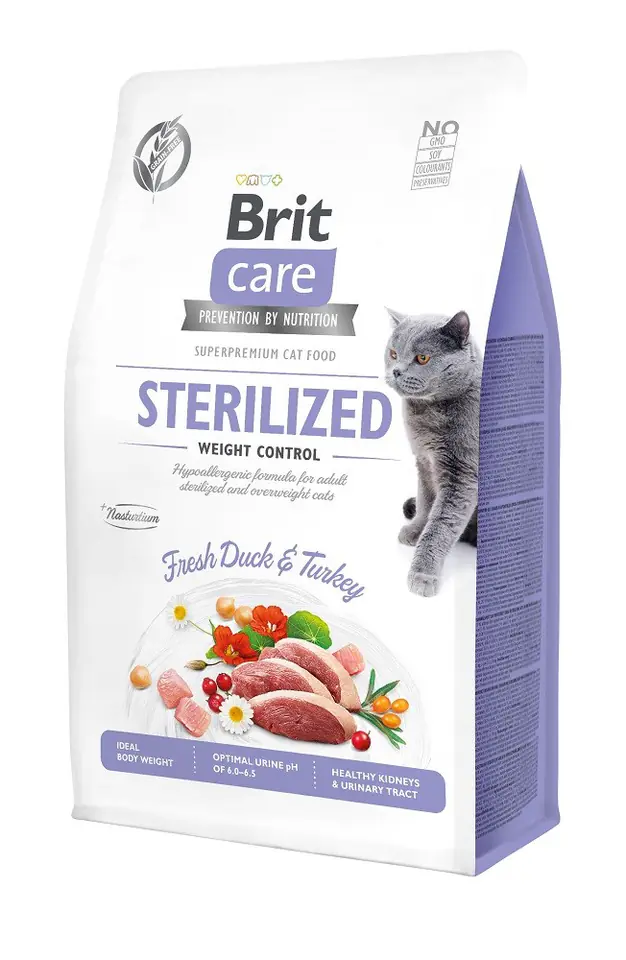 ⁨BRIT Care Grain-Free Sterilized Weight Control  - dry cat food - 2 kg⁩ at Wasserman.eu