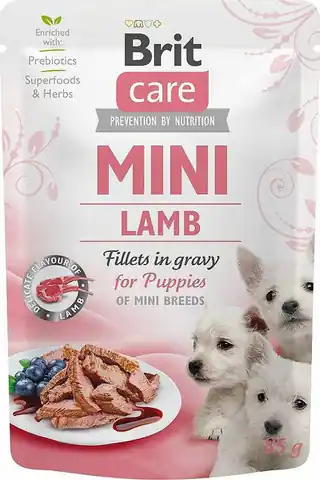 ⁨BRIT Care Mini Puppy Lamb - Wet dog food - 85 g⁩ at Wasserman.eu