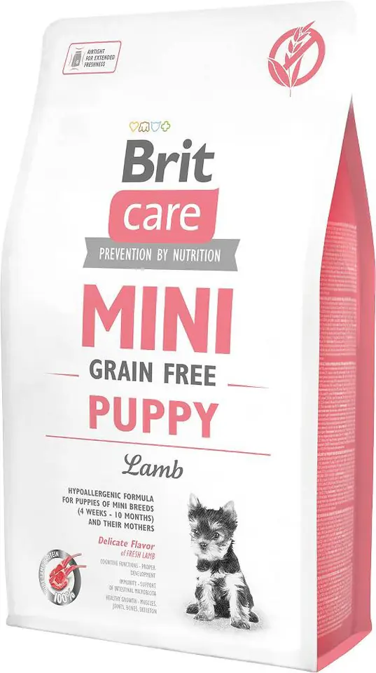 ⁨BRIT Care Mini Grain-Free Puppy Lamb - dry dog food - 2 kg⁩ at Wasserman.eu