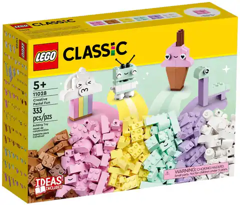 ⁨LEGO Classic 11028 Kreatywna zabawa pastelowymi kolorami⁩ w sklepie Wasserman.eu