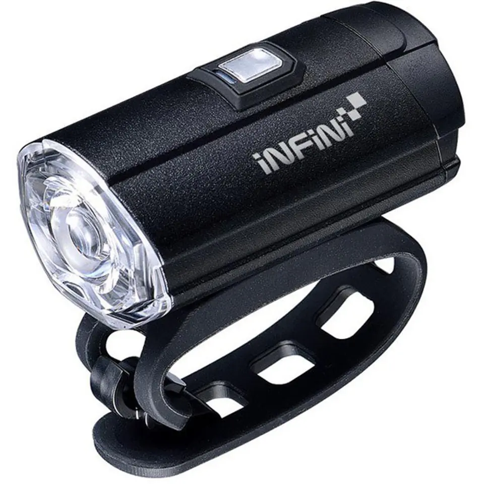 ⁨Lampa przednia INFINI TRON 300 Black USB⁩ w sklepie Wasserman.eu