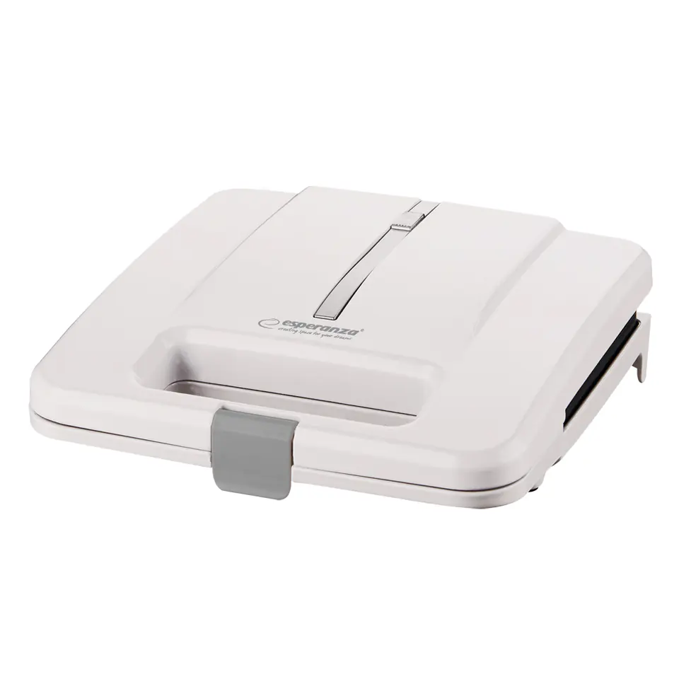 ⁨Esperanza EKT010W Sandwich toaster 1000W White⁩ at Wasserman.eu