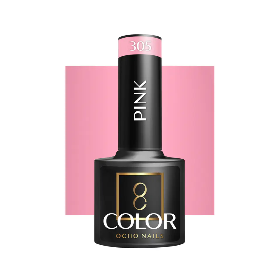 ⁨OCHO NAILS Lakier hybrydowy pink 305 -5 g⁩ w sklepie Wasserman.eu