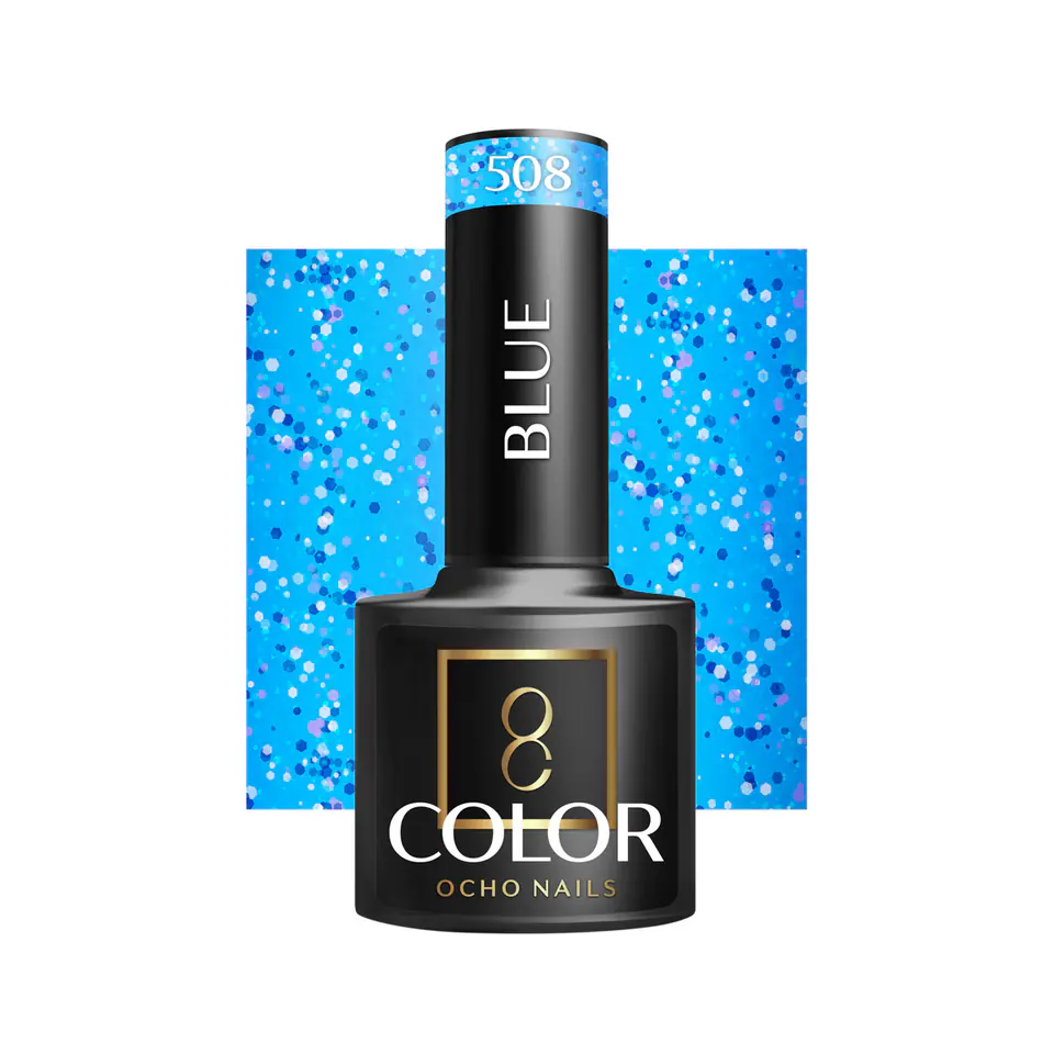 ⁨OCHO NAILS Lakier hybrydowy blue 508 -5 g⁩ w sklepie Wasserman.eu