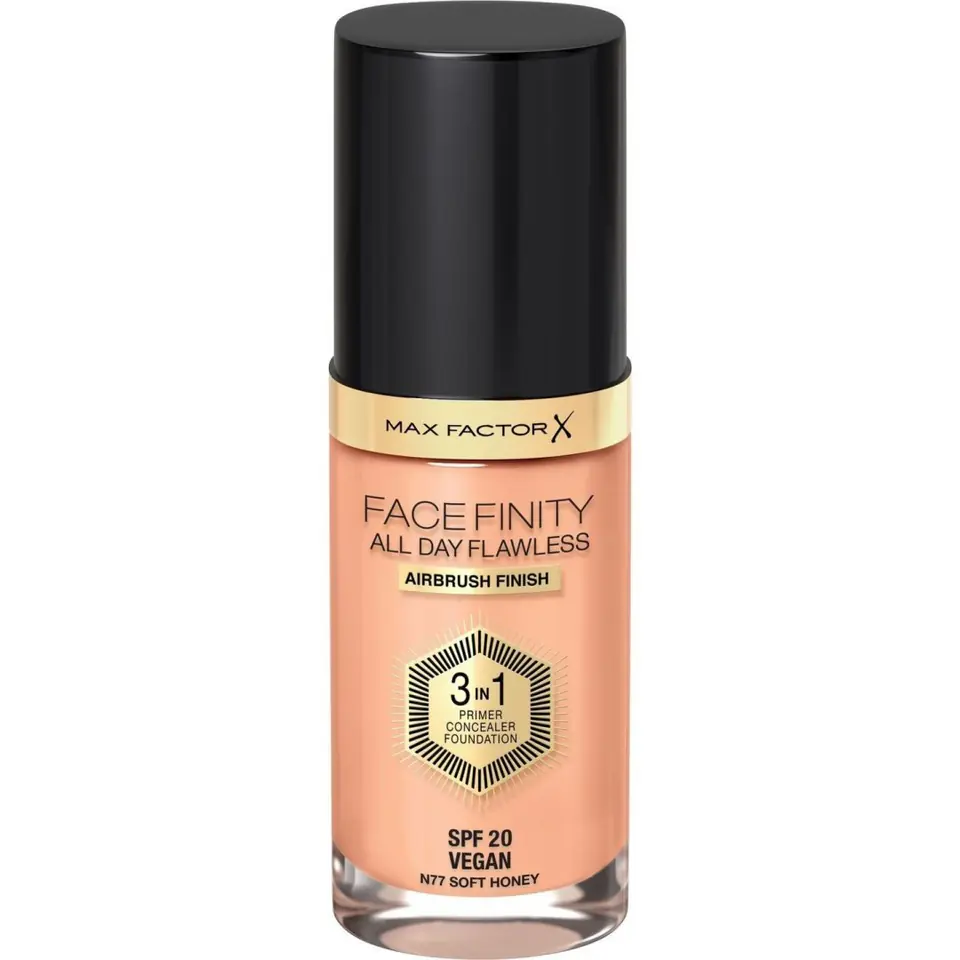 ⁨MAX FACTOR Podkład FACEFINITY All Day Flawless 3in1 nr N77 Soft Honey 30ml⁩ w sklepie Wasserman.eu